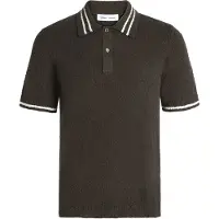 Samsøe & Samsøe Pull-over 'Pedro' brun foncé / blanc