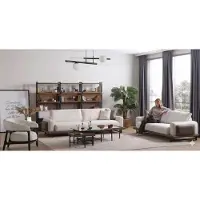 AEA Table basse de luxe avec élément en verre | Table design unique