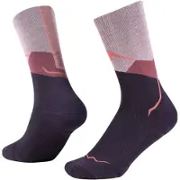 Buff Merino Lightweight Crew Socks Violet EU 39-41