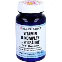 Hecht Pharma GmbH Geschäftsbereich Handelsware GALL PHARMA Complexe de vitamines B + acide folique GPH, gélules, 90 gélules