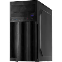 Inter-Tech Geh IT-6521 black Micro-Tower 2xUSB 3.2 Gen 1 - Tower - ATX