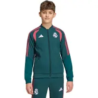 Adidas Real Madrid 26/27 Presentation Junior Jacket Vert,Bleu 13-14 Years Enfants