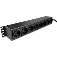 Lindy 8-fach Schuko-Steckdosen PDU mit Schaltern