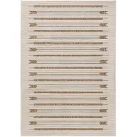 Benuta tapis intérieur & extérieur Kaleo Crème/Beige 200x300 cm tapis de salon tapis d’extérieur rectangulaire motif moderne poil ras scandinave