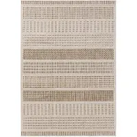 Benuta tapis intérieur & extérieur Kaleo Crème/Beige 80x150 cm tapis de salon tapis d’extérieur rectangulaire motif moderne poil ras scandinave