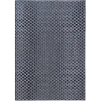 Benuta tapis intérieur & extérieur Lou Bleu 300x400 cm tapis de salon tapis d’extérieur rectangulaire motif moderne poil ras scandinave
