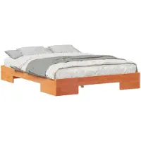 vidaXL Cadre de lit marron 160 x 200 cm