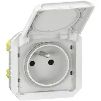 Legrand 2p+t F/b Blanc Compo