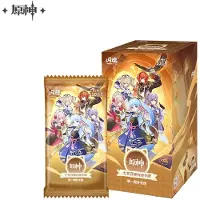 Mihoyo Présentoir de boîtes surprises de la série 1 du jeu de cartes à collectionner Genshin Impact (18) *Version chinoise*