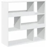 vidaXL Bibliothèque/Séparateur de pièce blanc 100x33x94,5 cm