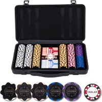 Quint Set de poker 300 jetons sans dénominations 14g