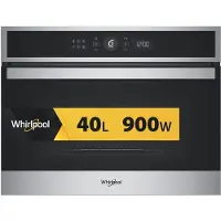 Whirlpool WMW47HMXI Noir, Acier inoxydable Micro-onde combiné Intégré 40 L 900 W