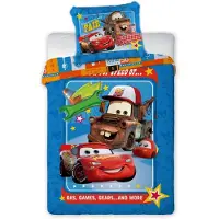 Disney Cars Housse de couette bébé gaz - 100 x 135 cm - Coton