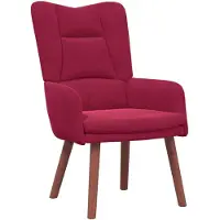 vidaXL fauteuil Bordeaux 63 x 67 x 94 cm Velours