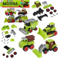 Trifox Véhicules agricoles à remonter, lot de 4 -