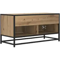 vidaXL Meuble TV 80 x 34,5 x 40 cm en aggloméré chêne Artisan