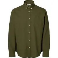 Selected Chemise 'Rick' olive
