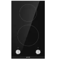 Gorenje EC321 BCSC 30 CM BRE, Plaque de cuisson, Noir