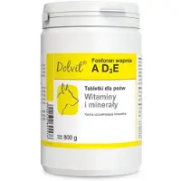 Dolfos Dolvit Phosphate de calcium AD3E vitamines et minéraux pour chiens 800 g