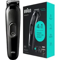 Braun Multigroomer 3 SK3300, tondeuse à barbe 5 en 1 pour homme, tondeuse à cheveux, pour le visage et les cheveux