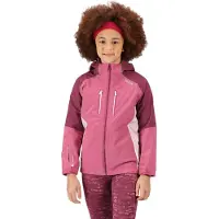 Regatta Veste 3 en 1 pour enfants Imperméable avec capuche, couleur : violet, tailles enfants : 176