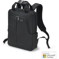 Dicota Backpack Eco Slim PRO - Sac à dos pour ordinateur portable - jusqu'à 15" - noir - pour Microsoft Surface Book, Laptop, Laptop Go, Laptop SE, Laptop Studio, Pro, Pro X