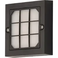 Forlight Appareil d'éclairage extérieur LED C4, 5 W, lumière blanc chaud, 746 lm, indice de protection IP65, couleur noire