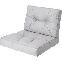 Hobbygarden Coussin de jardin "Kaja" (59×59/59×39 cm) 2 pièces | coussins en palettes, meubles de jardin, balancelle hollywood |