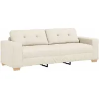 vidaXL Canapé 3 places en lin 180 cm