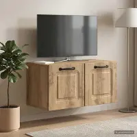 Prolenta Maison Exclusive - Meuble TV mural 59,5 x 31 x 30 cm, chêne Artisan