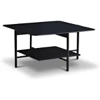 AEA Table basse moderne avec plateau en verre. Table élégante pour le salon