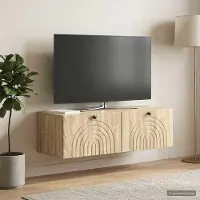 Prolenta Maison Exclusive - Meuble TV mural en chêne Sonoma 98 x 41 x 30 cm