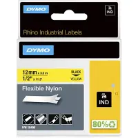 Dymo 18490 (S0718080) - (12 mm) - Noir sur jaune - Ruban