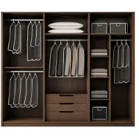 Xl Moebel Gmbh Armoire miroir, grande, spacieuse, marron, confortable, style moderne, neuve