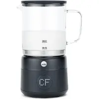 Wilfa Milk Frother Silky, Mousseur à lait, Transparent, Noir