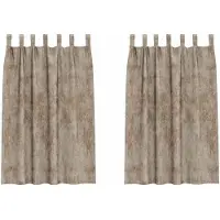 vidaXL Rideaux en velours 2 pcs Champagne 175 x 140 cm Velours