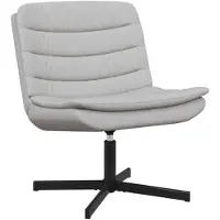vidaXL Chaise pivotante gris nuage 63 x 75 x 76 cm Tissu