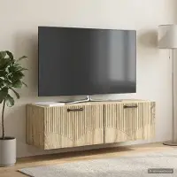 Prolenta Maison Exclusive - Meuble TV mural en chêne Sonoma 98 x 31 x 30 cm