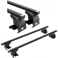 Amos Porte-bagages de toit pour Nissan Cube, monospace, 5 portes, modèle de 2009 à 2014