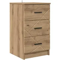 vidaXL Cabinet de chevet avec tiroir chêne artisanal 38 x 38 x 66 cm