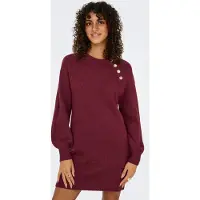 ONLY Robes en maille 'Emma' lie de vin