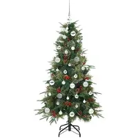 vidaXL Sapin de Noël Artificiel à Branches Articulées Vert 150 cm