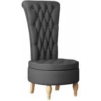 vidaXL Fauteuil-lit gris foncé 56,5 x 70 x 110 cm Tissu