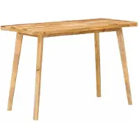 vidaXL Table de salle à manger Nature 100 x 55 x 75 cm Bois massif Mango