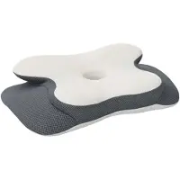 vidaXL Oreiller Avec Oreiller Blanc 60 X 37 X 13 Cm Polyester