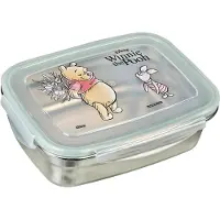 Undercover Winnie Puuh Brotdose aus Metall, Lunch box, Vert, Argent, Multicolore