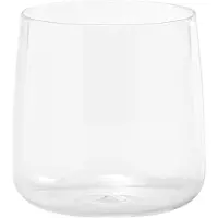 Zafferano Lot De 6 Verres No Bilia Tumbler En Verre Borosilicaté Soufflé À La Main, Design Élégant Et Résistant, Transparent, Idéal Pour Table