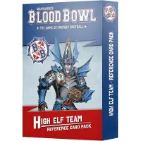 Games Workshop Cartes de référence pour l'équipe des Elfes Supérieurs de Blood Bowl