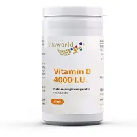 Vitaworld , capsules de vitamine D3, 4000 UI, boîte de 100 capsules