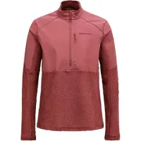 Peak Performance - Polaire zippée en Polartec Alpha - M Freelight Alpha Half Zip Wild Rouge pour Homme - Taille M